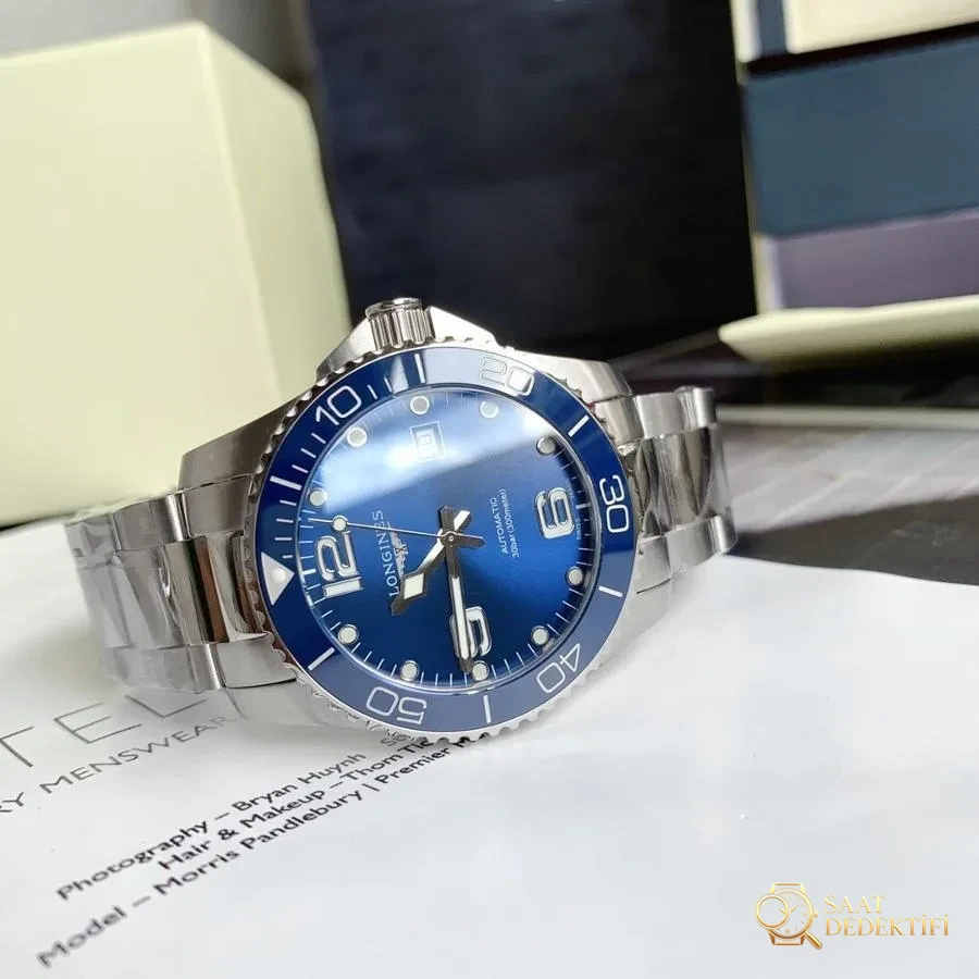 Longines Conquest dalış serisi erkek kol saati incelemesi - Fosfor ve Super-LumiNova Gece Görünümü