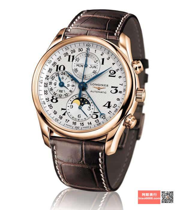 Longines sekiz ibreli ay evresi kullanım kılavuzu: Longines Master Collection L2.673.4.78.6 (L26734786) kol saati — 1. fotoğraf