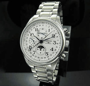 Longines sekiz ibreli ay evresi kullanım kılavuzu: Longines Master Collection L2.673.4.78.6 (L26734786) kol saati — 3. fotoğraf