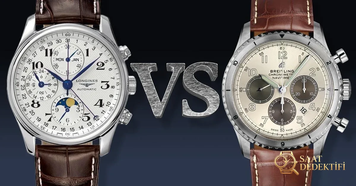Longines vs Breitling Sizin Icin Hangisi Daha Iyi Karşılaştırması | Saa... - Ön Görünüm ve Kasa Tasarımı