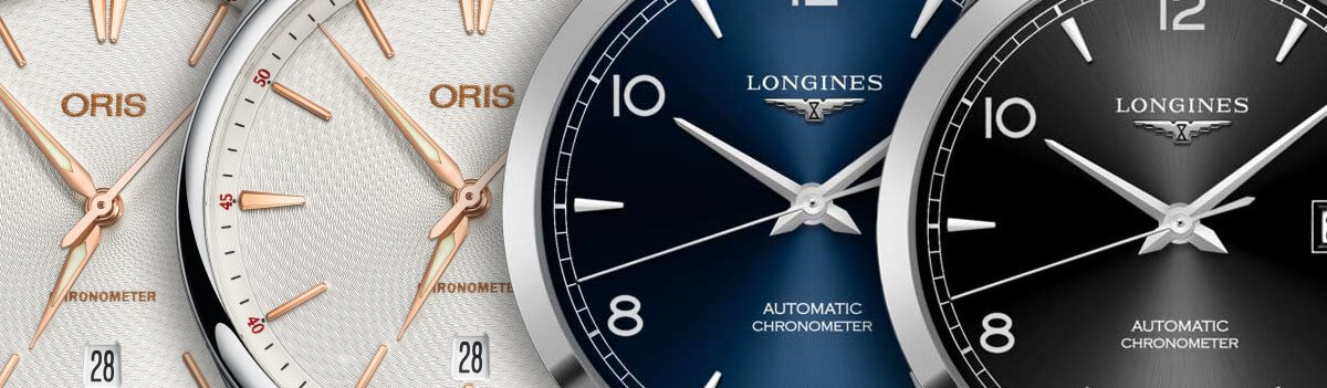 oris ve longines chronometers