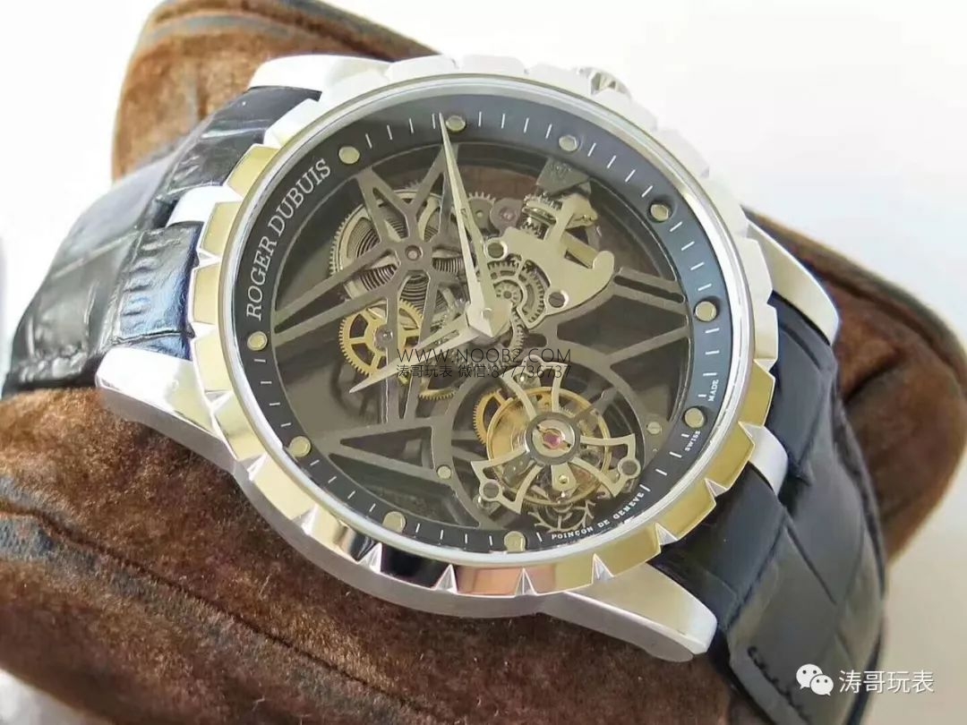 Lu Han'ın da taktığı BBR Factory Roger Dubuis RDDBEX0393 iskelet tourbillon üst seviye versiyon incelemesi — 3. fotoğraf