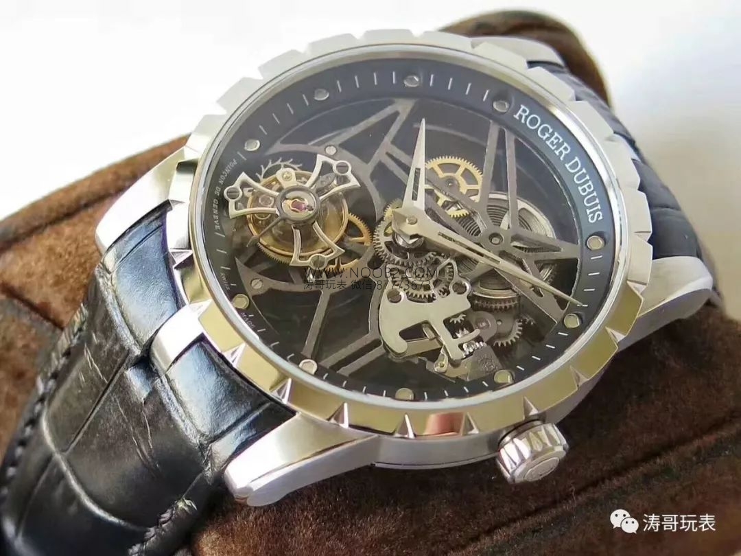 Lu Han'ın da taktığı BBR Factory Roger Dubuis RDDBEX0393 iskelet tourbillon üst seviye versiyon incelemesi — 4. fotoğraf