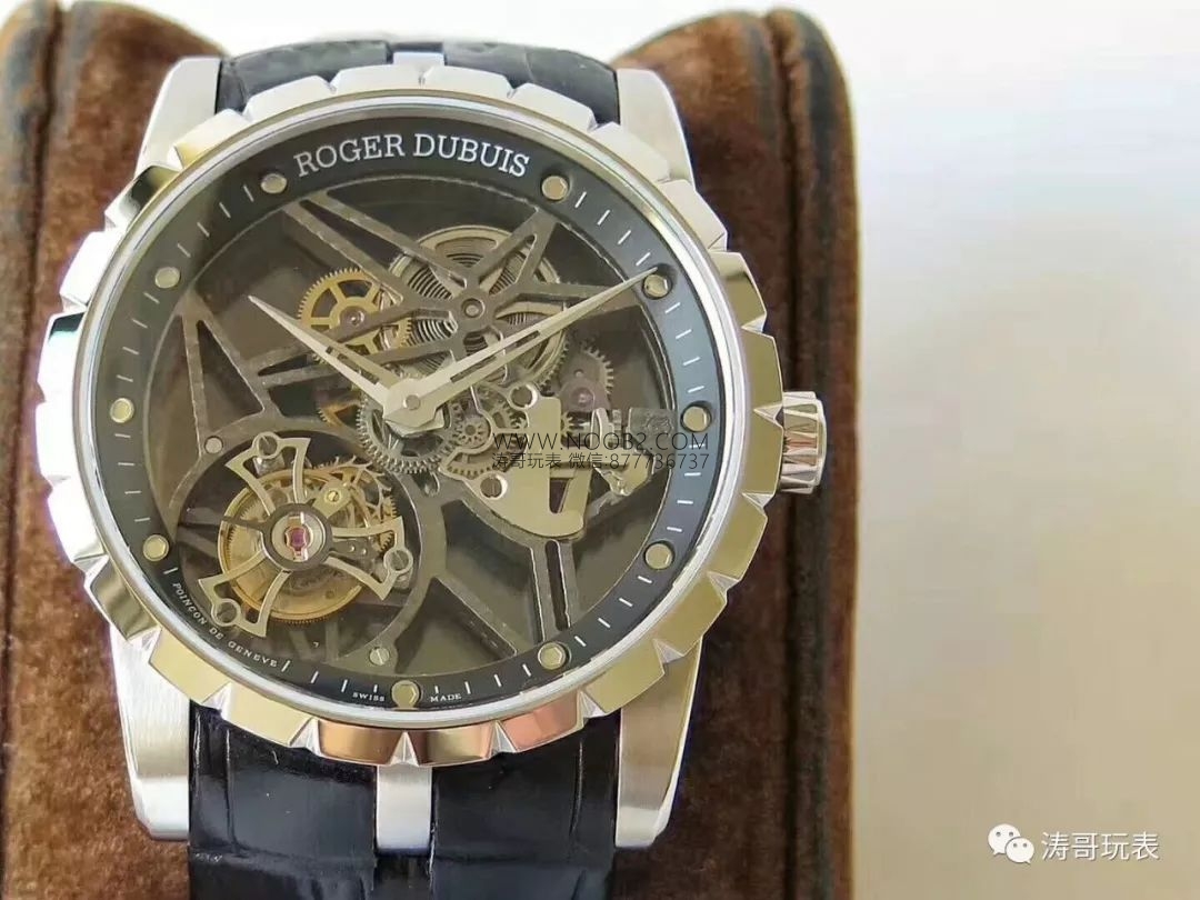Lu Han'ın da taktığı BBR Factory Roger Dubuis RDDBEX0393 iskelet tourbillon üst seviye versiyon incelemesi — 5. fotoğraf