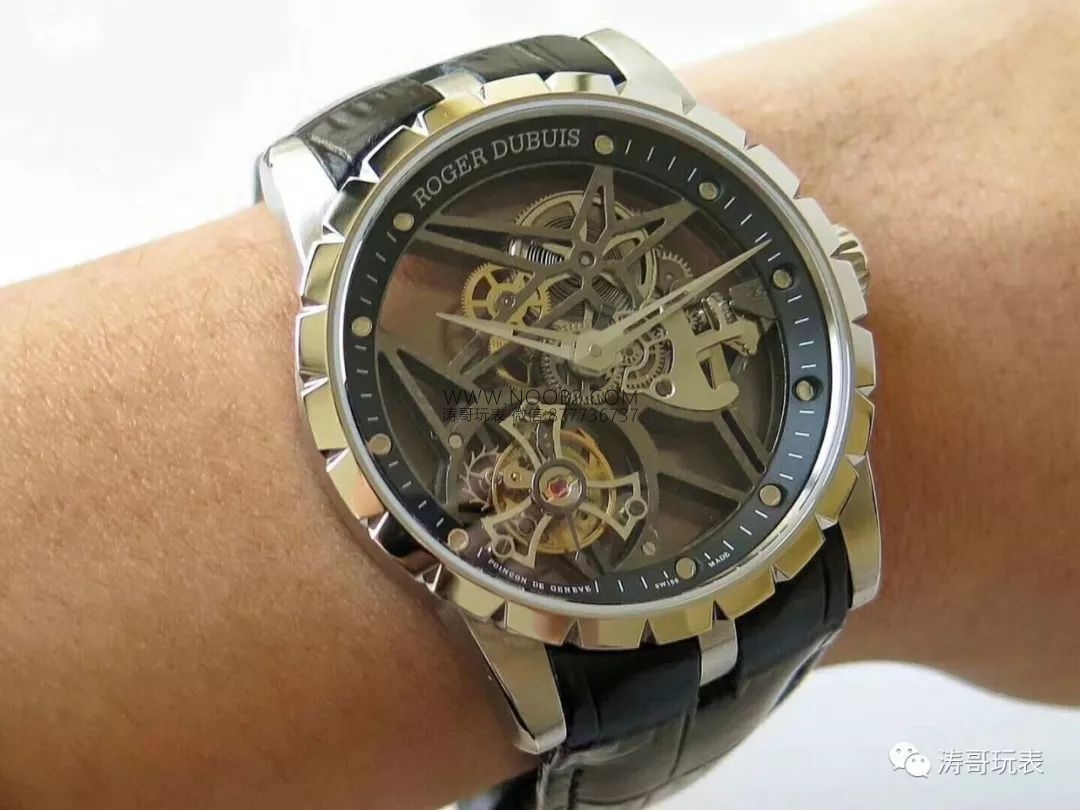 Lu Han'ın da taktığı BBR Factory Roger Dubuis RDDBEX0393 iskelet tourbillon üst seviye versiyon incelemesi — 13. fotoğraf