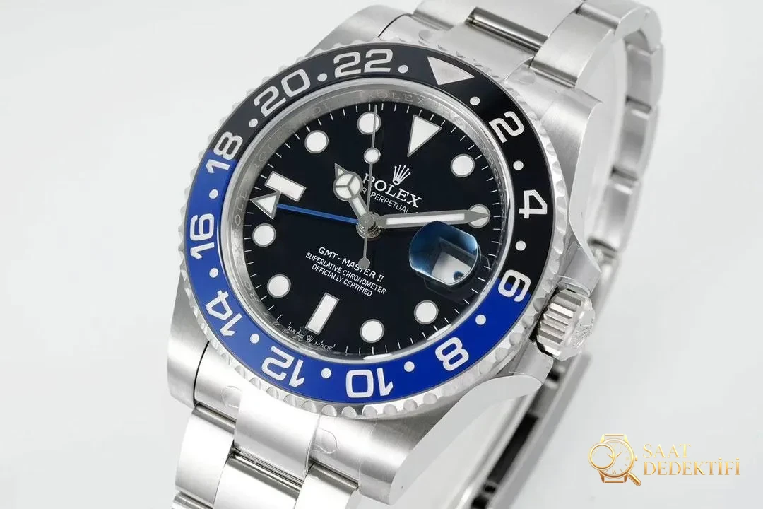 Lüksün yeni sayfası: EWE fabrikasından özenle üretilen Rolex V5 GMT-Master II saat - Kasa Profili ve Kurma Kolu İncelemesi