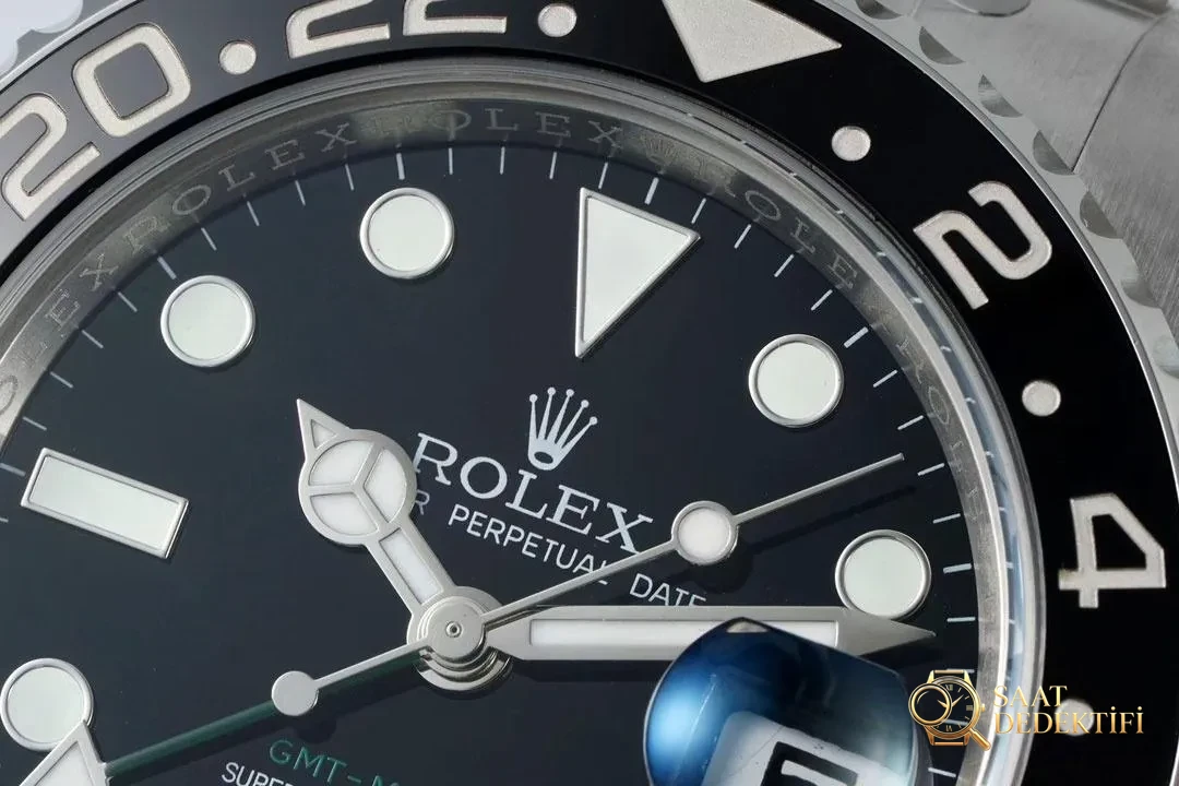 Lüksün yeni sayfası: EWE fabrikasından özenle üretilen Rolex V5 GMT-Master II saat - Tarih Penceresi ve Büyüteç Netliği