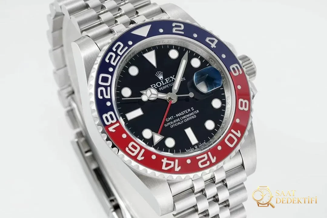 Lüksün yeni sayfası: EWE fabrikasından özenle üretilen Rolex V5 GMT-Master II saat - Makro Mekanizma Köprüleri ve Cenevre Çizgileri