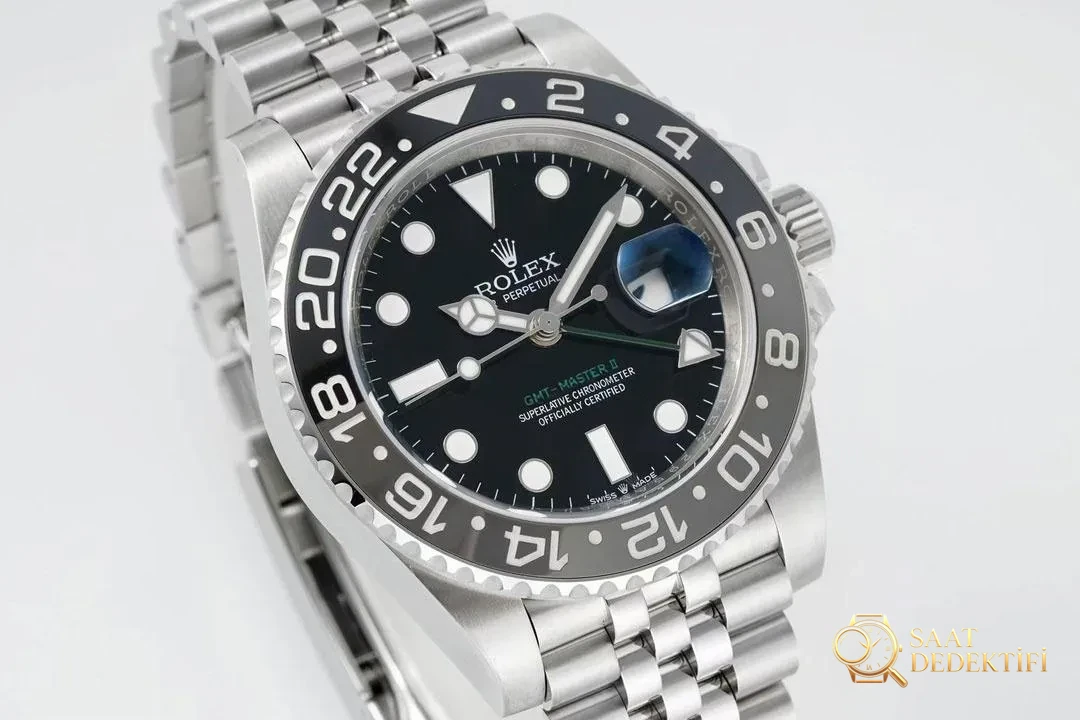 Lüksün yeni sayfası: EWE fabrikasından özenle üretilen Rolex V5 GMT-Master II saat - Klips Yaylı Kilit Emniyeti