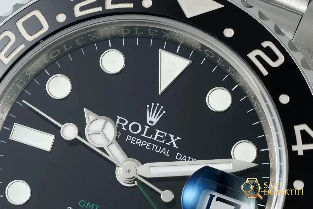 Lüksün yeni sayfası: EWE fabrikasından özenle üretilen Rolex V5 GMT-Master II saat - Saat İbreleri Elmas Kesim Yansımaları
