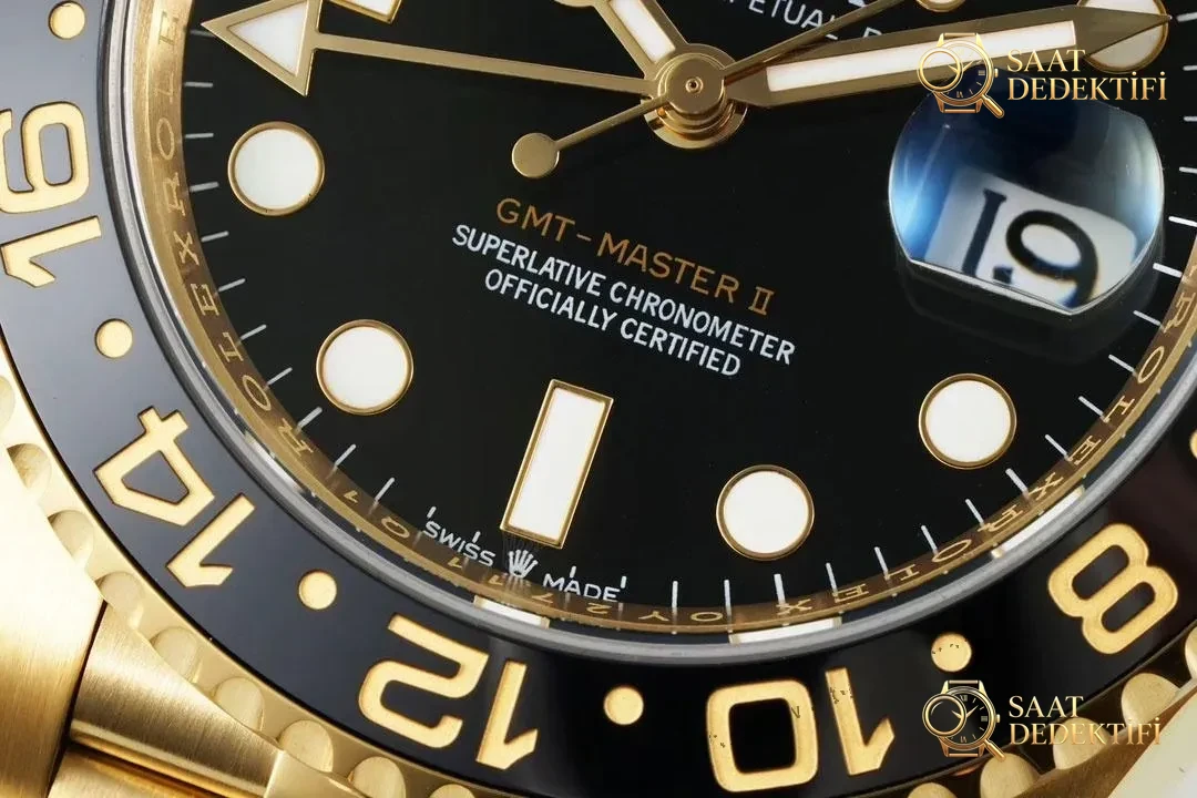 Lüksün yeni sayfası: EWE fabrikasından özenle üretilen Rolex V5 GMT-Master II saat - Kronograf Düğmeleri ve Basış Hissiyatı