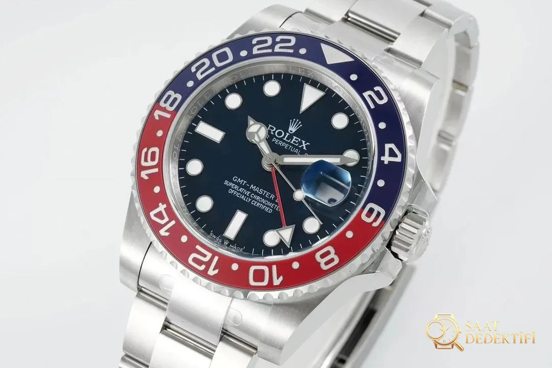 Lüksün yeni sayfası: EWE fabrikasından özenle üretilen Rolex V5 GMT-Master II saat - Saat İbreleri Elmas Kesim Yansımaları