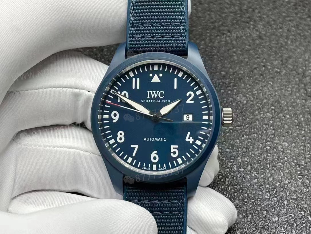M+ Fabrikası IWC Mark XVIII Mavi Seramik Replika Saatin Kalitesi İyi mi? — 3. fotoğraf