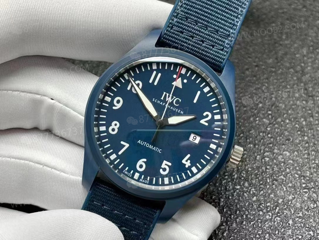 M+ Fabrikası IWC Mark XVIII Mavi Seramik Replika Saatin Kalitesi İyi mi? — 5. fotoğraf