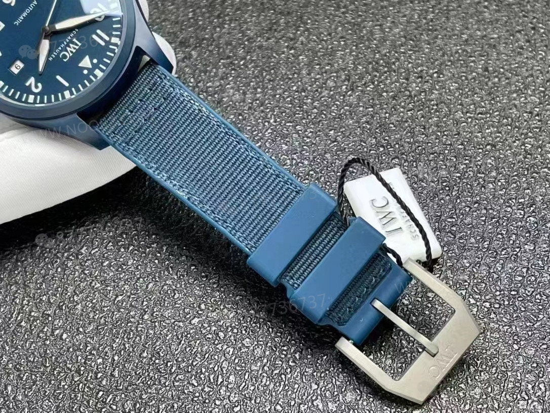 M+ Fabrikası IWC Mark XVIII Mavi Seramik Replika Saatin Kalitesi İyi mi? — 8. fotoğraf