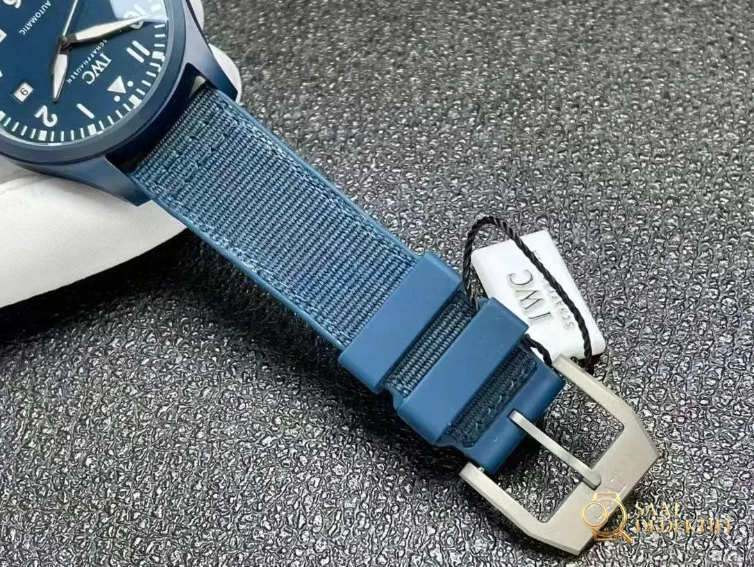 M+ Fabrikası IWC Mark XVIII Mavi Seramik Replika Saatin Kalitesi İyi mi? - Bilekte Duruş ve Kasa Orantısı