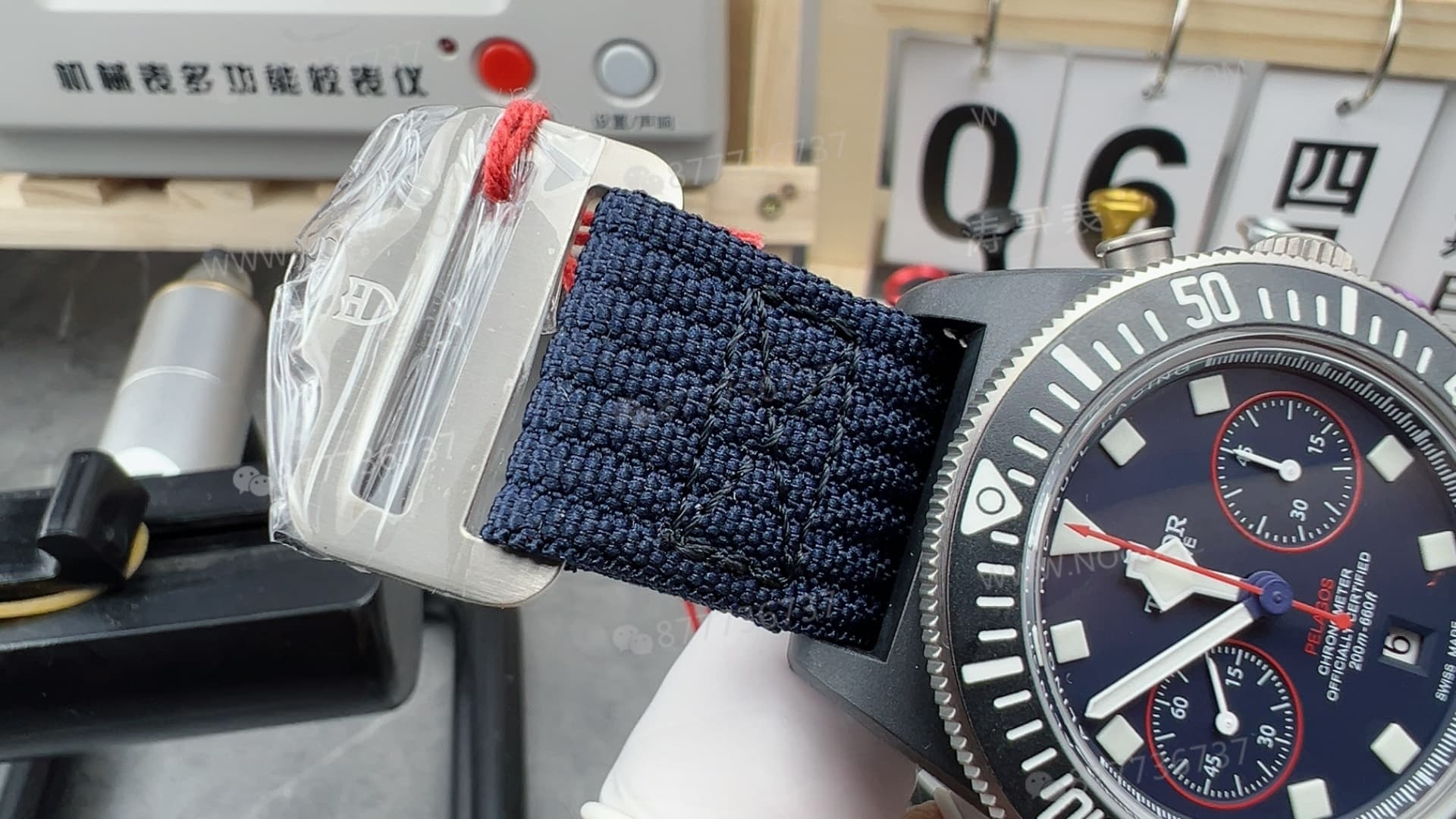 M+ fabrikasının Tudor Pelagos FXD profesyonel bisiklet versiyonu kronograf saatinin detay işçiliği nasıl? — 9. fotoğraf