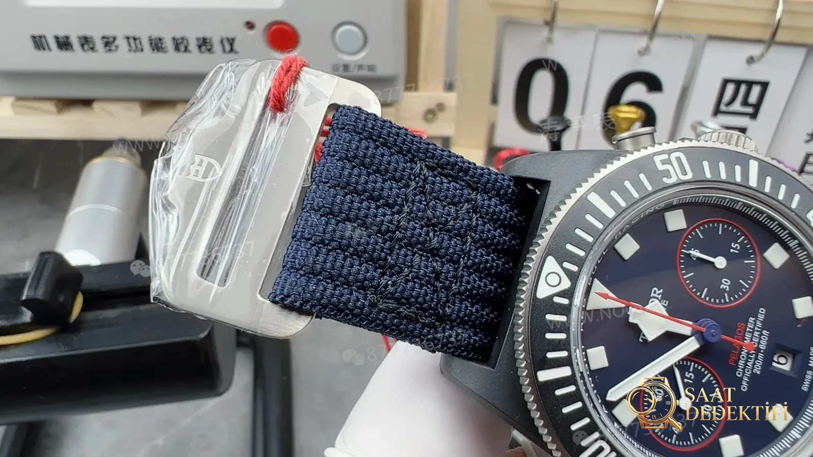 M+ fabrikasının Tudor Pelagos FXD profesyonel bisiklet versiyonu kronograf saatinin detay işçiliği nasıl? - Fosfor ve Super-LumiNova Gece Görünümü