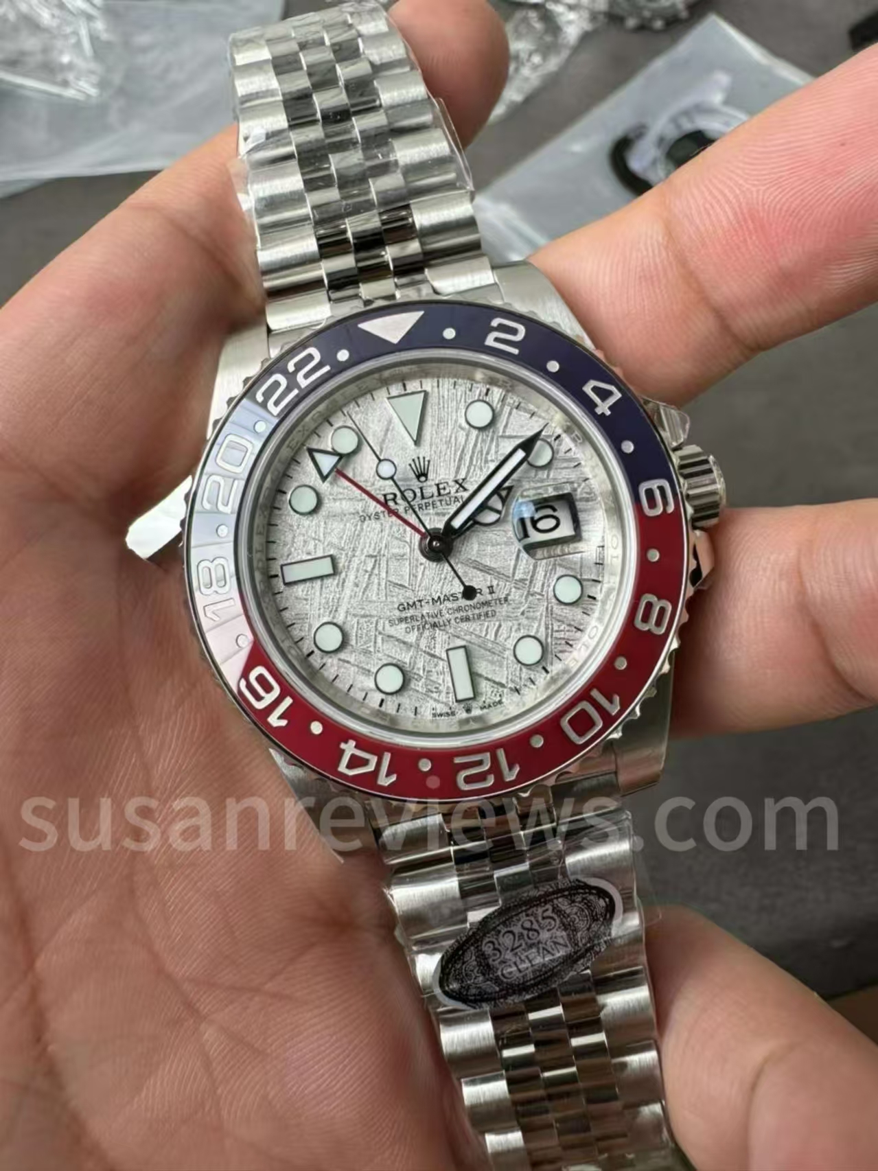 Meteorit Kadranlı En İyi Super Clone GMT-Master II — 3. fotoğraf