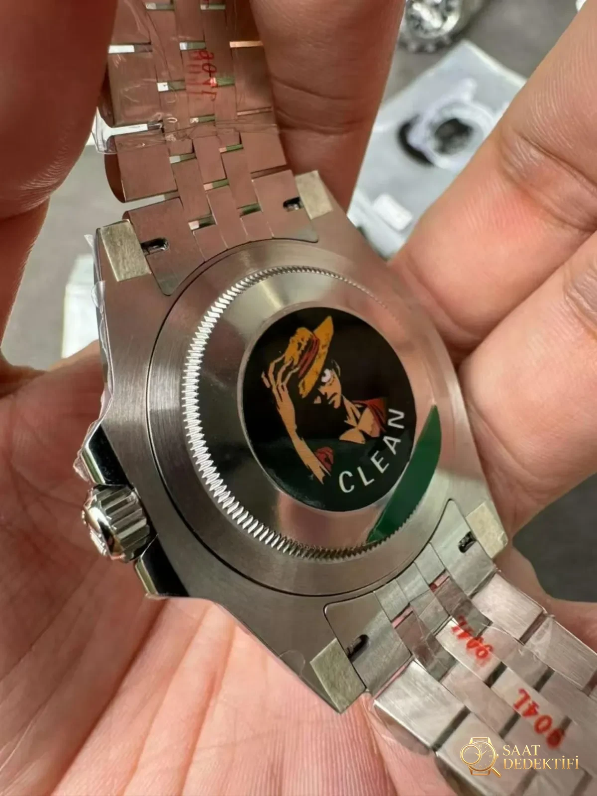 Meteorit Kadranlı En İyi Super Clone GMT-Master II - Fosfor ve Super-LumiNova Gece Görünümü