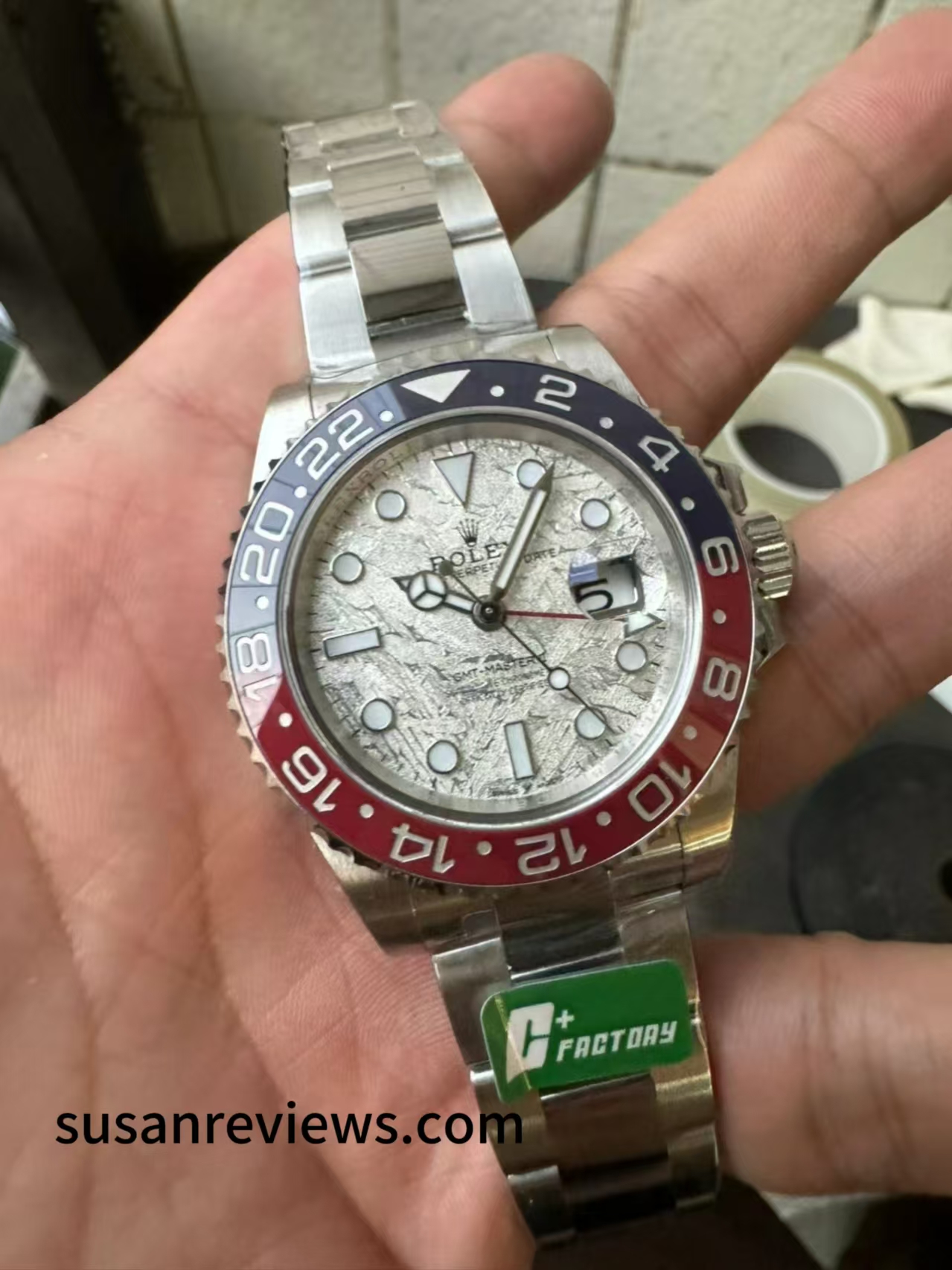 C+ Factory Replika Rolex Meteor Taşı GMT