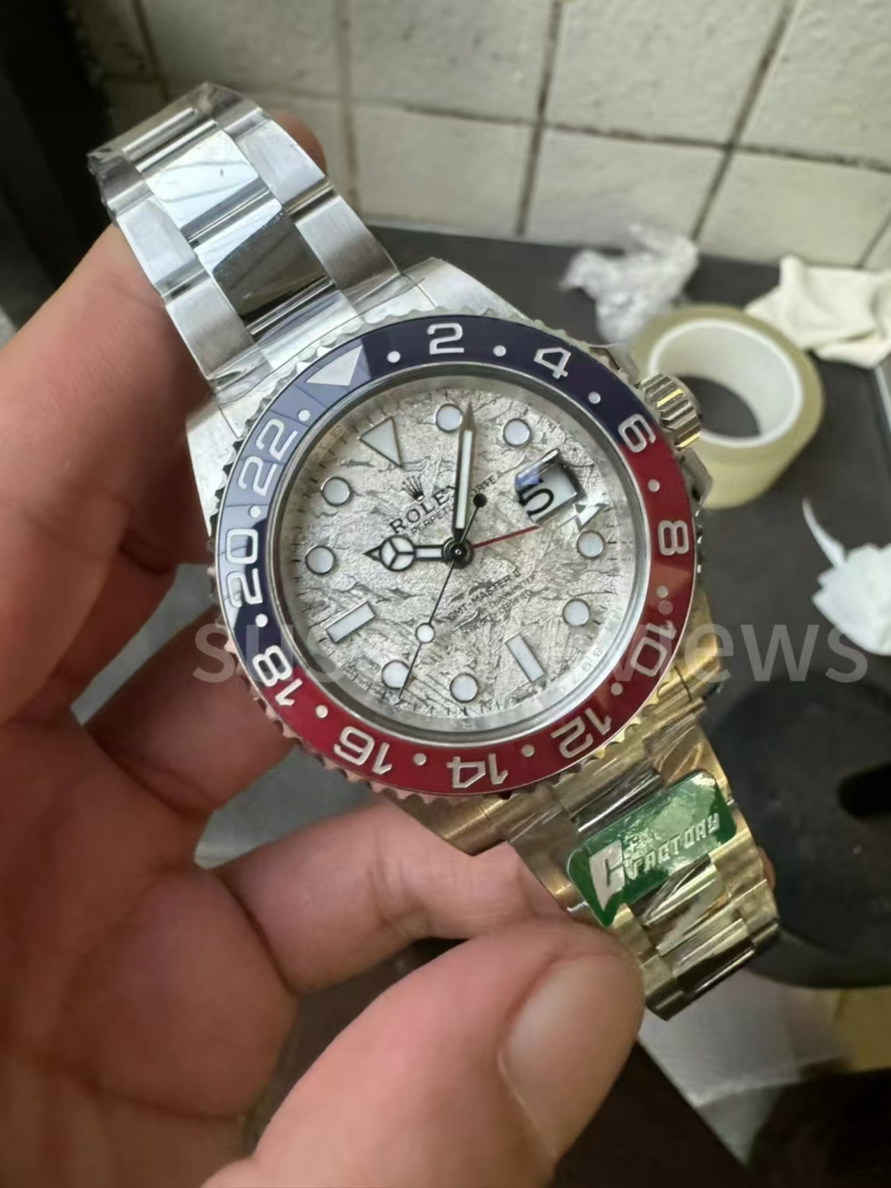 Meteorit Kadranlı En İyi Super Clone GMT-Master II — 12. fotoğraf