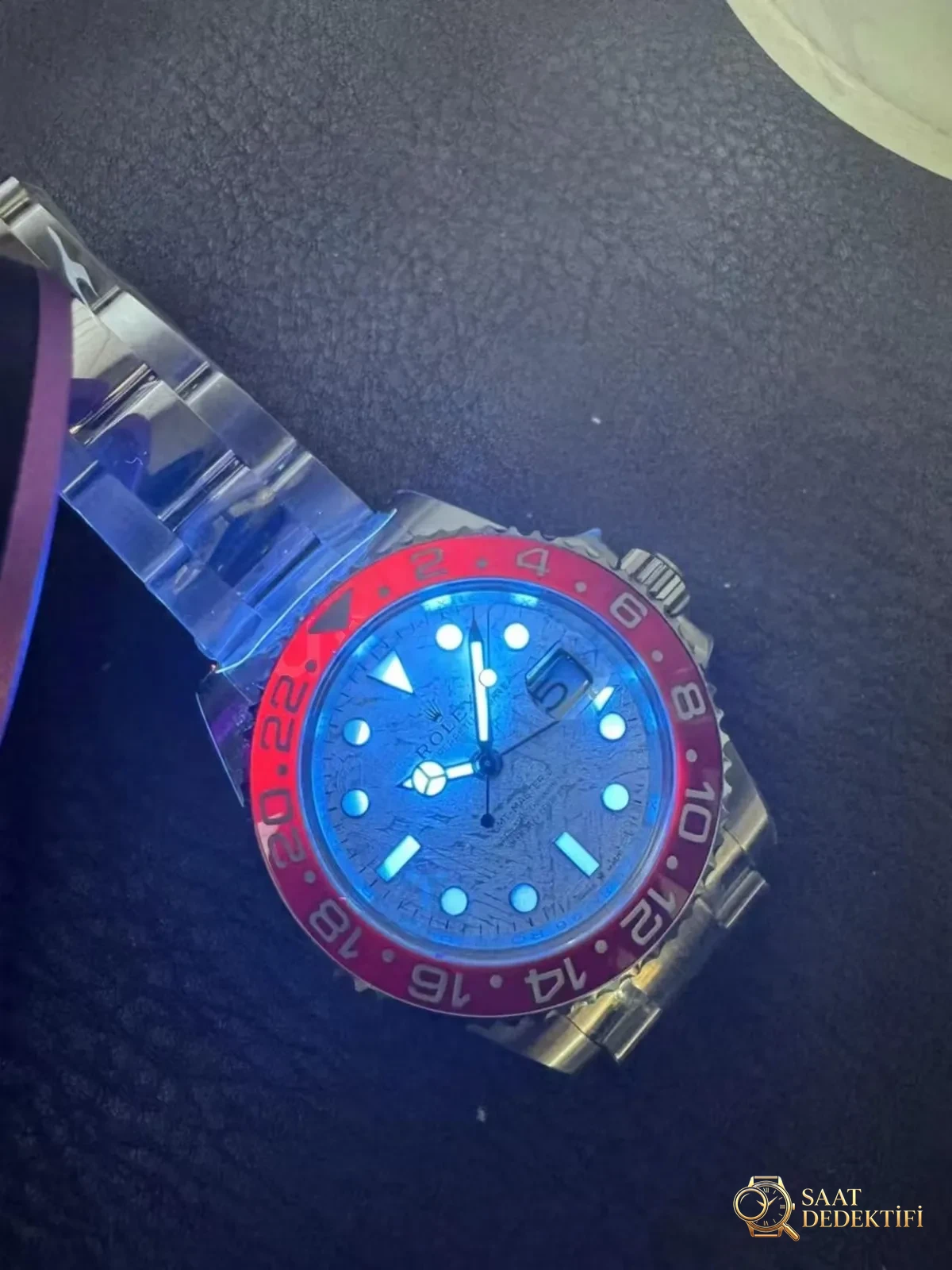 Meteorit Kadranlı En İyi Super Clone GMT-Master II - Bilezik Bakla Ayrımı ve Pim Yapısı