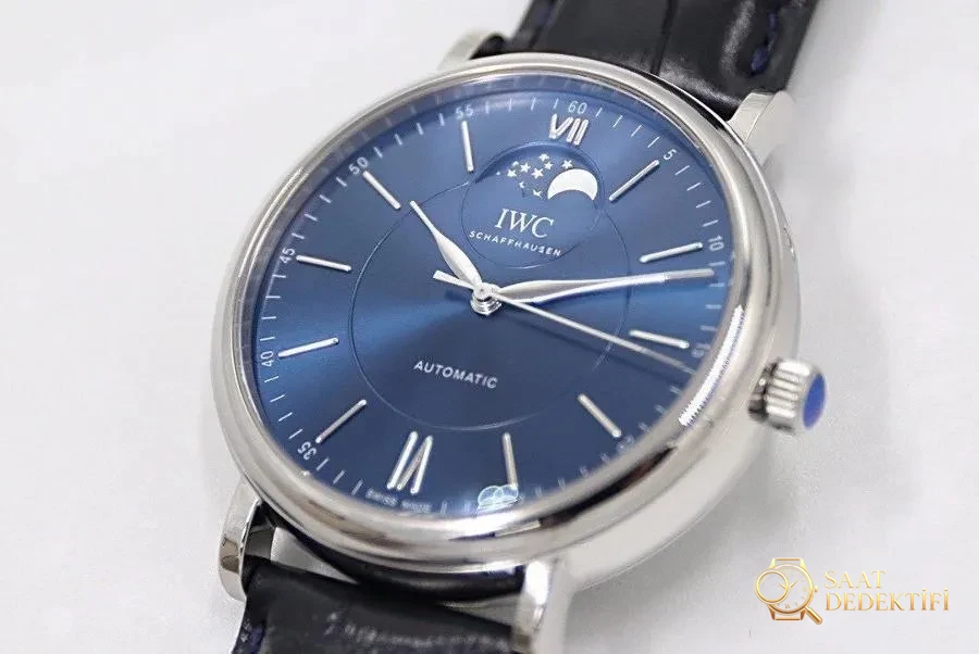 MKS Factory IWC Portofino Ay Evreli Kol Saati İncelemesi - Kadran Detayı ve Bezel İşçiliği