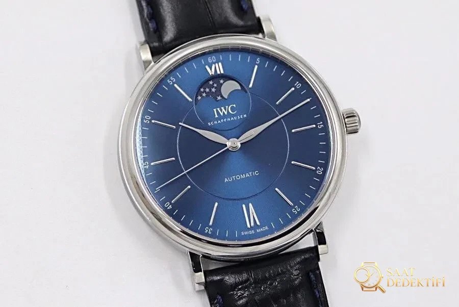 MKS Factory IWC Portofino Ay Evreli Kol Saati İncelemesi - Arka Kapak ve Mekanizma Detayı
