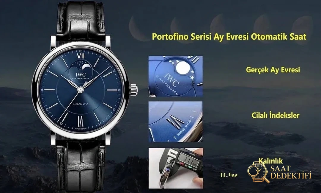 MKS Factory IWC Portofino Ay Evreli Kol Saati iw459401 Nasıl? - Kasa Profili ve Kurma Kolu İncelemesi