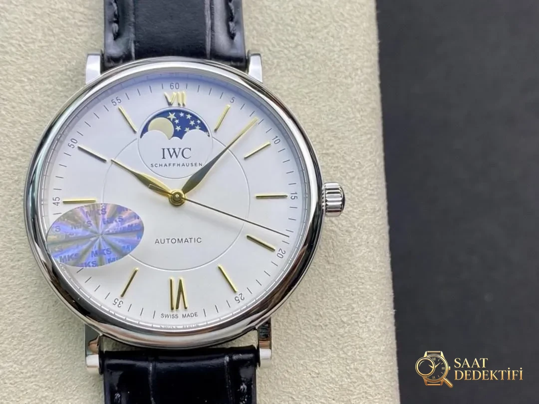 MKS Factory IWC Portofino Ay Evreli Kol Saati iw459401 Nasıl? - Klips Kilidi ve Lazer Damgalar
