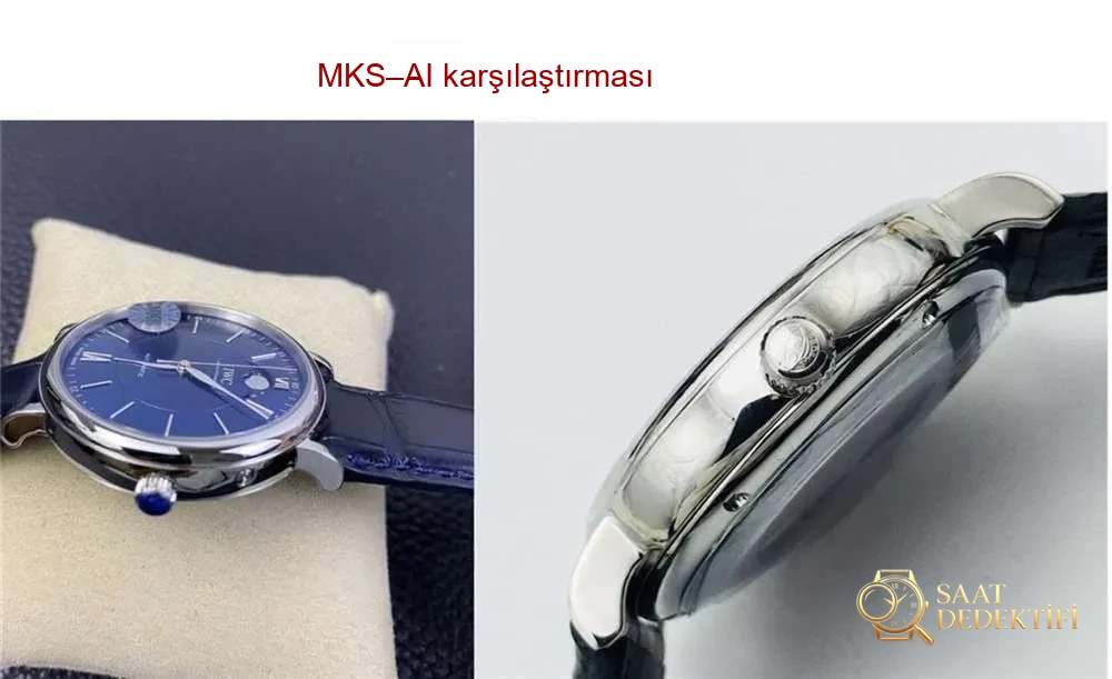 MKS Factory IWC Portofino Ay Evresi Karşılaştırması AI Factory - Gerçek Ay Tanrısı Kim? - Bilezik, Toka ve Klips Mekanizması