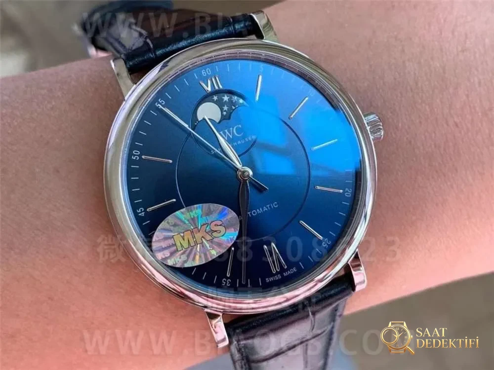 MKS Factory IWC Portofino Ay Evresi «Özel Üretim 35800 Mekanizma» İşçilik İncelemesi - Kasa Profili ve Kurma Kolu İncelemesi