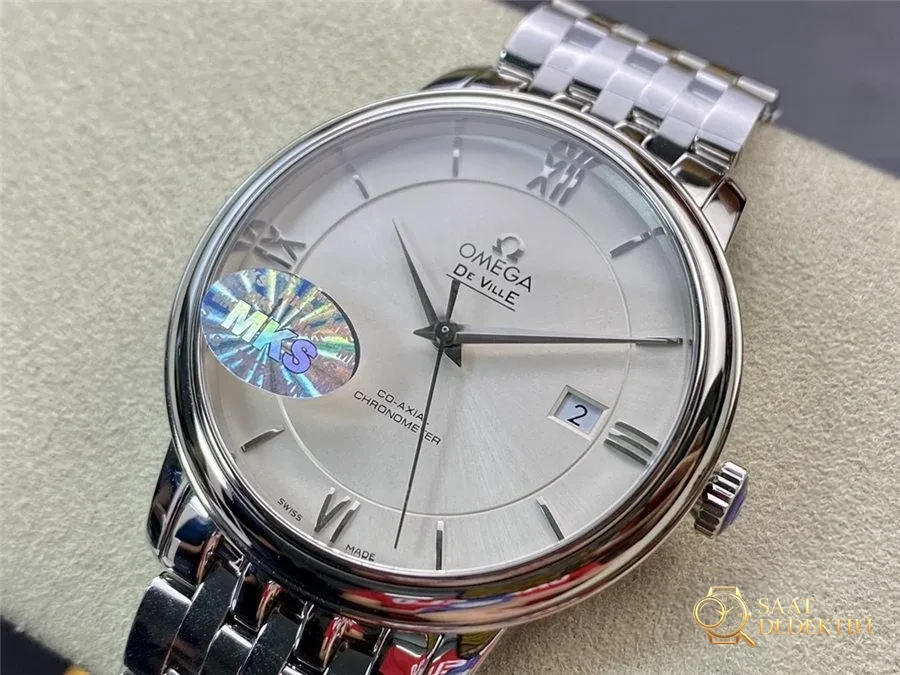 La réplique de la montre MKS Factory Omega De Ville est-elle impossible à distinguer de l'originale ? - Détail du cadran et finition de la lunette