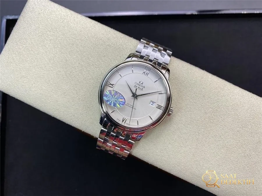 La réplique de la montre MKS Factory Omega De Ville est-elle impossible à distinguer de l'originale ? - Cadran macro et fabrication d'index