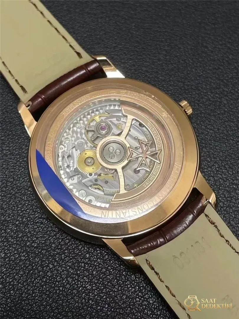 MKS Factory Vacheron Constantin 85180 alınır mı? - Arka Kapak ve Mekanizma Detayı