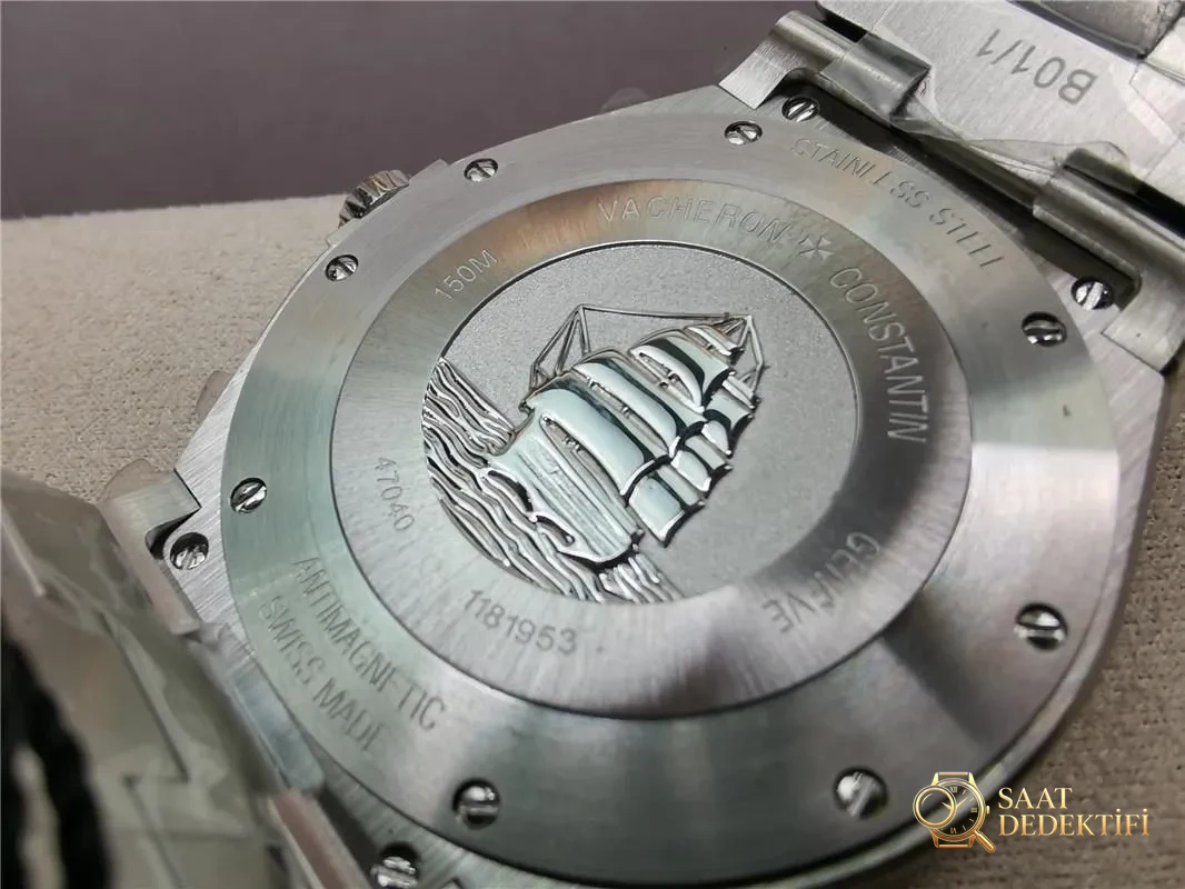 MKS Factory Vacheron Constantin Overseas 47040 replika saat - Makro Kadran ve İndeks İşçiliği