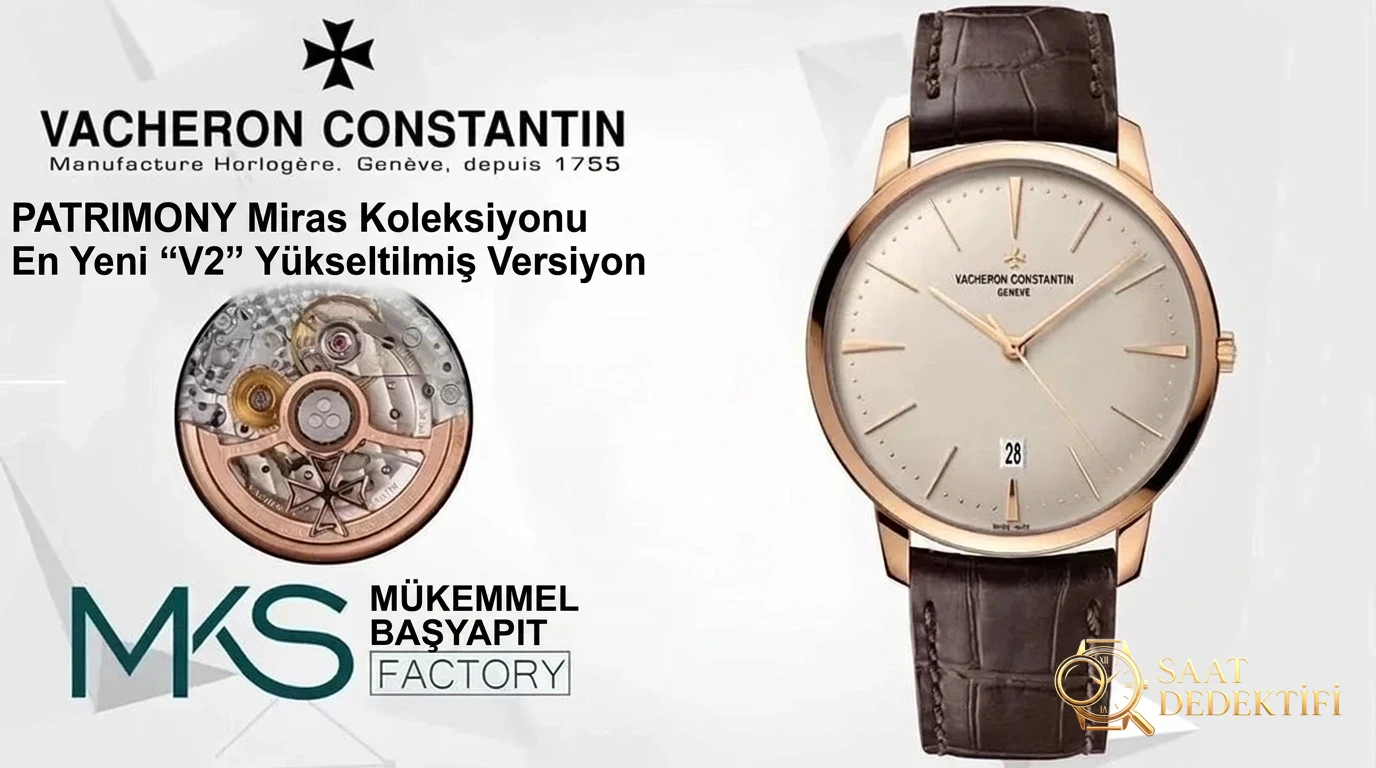 MKS Factory Vacheron Constantin Traditionnelle 85180 serisinin V2 versiyonunda neler geliştirildi? - Bilezik, Toka ve Klips Mekanizması