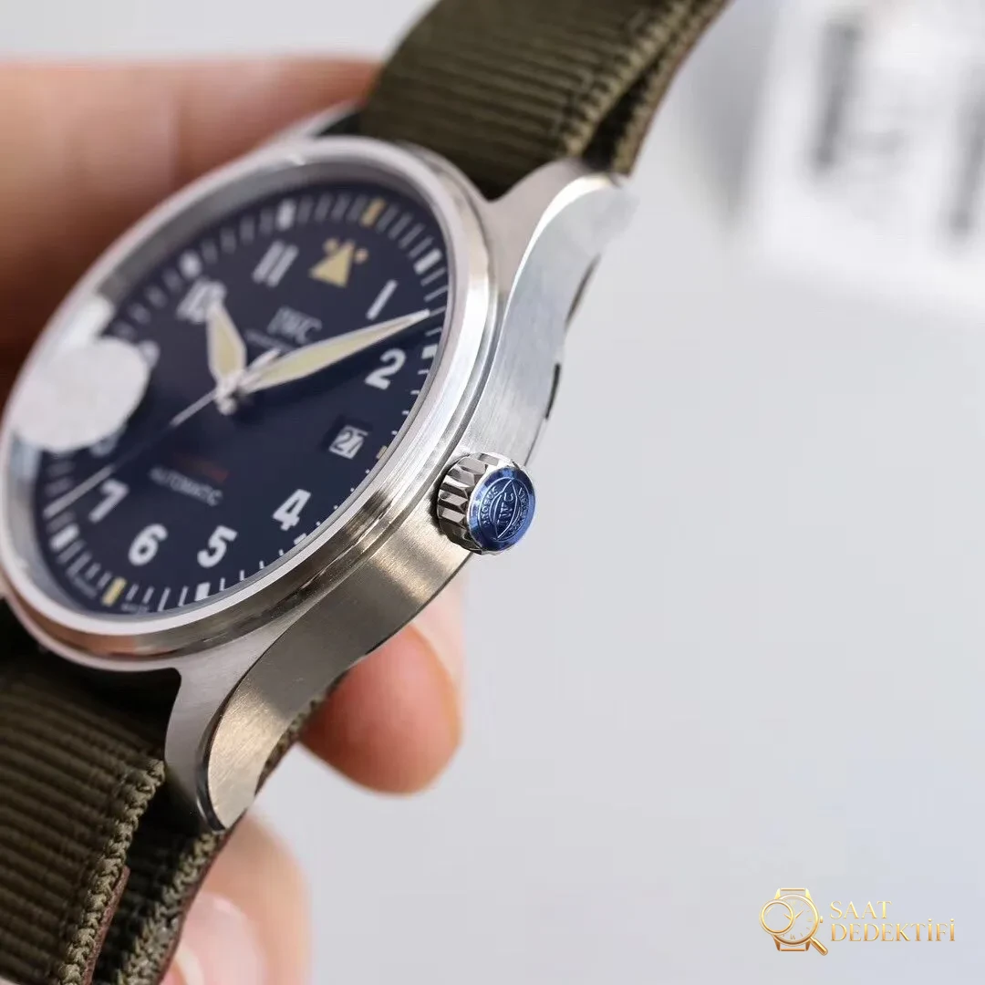 MKS Yeni IWC Spitfire Serisi IW326801 Pilot Saati Replika İncelemesi - Arka Kapak ve Mekanizma Detayı