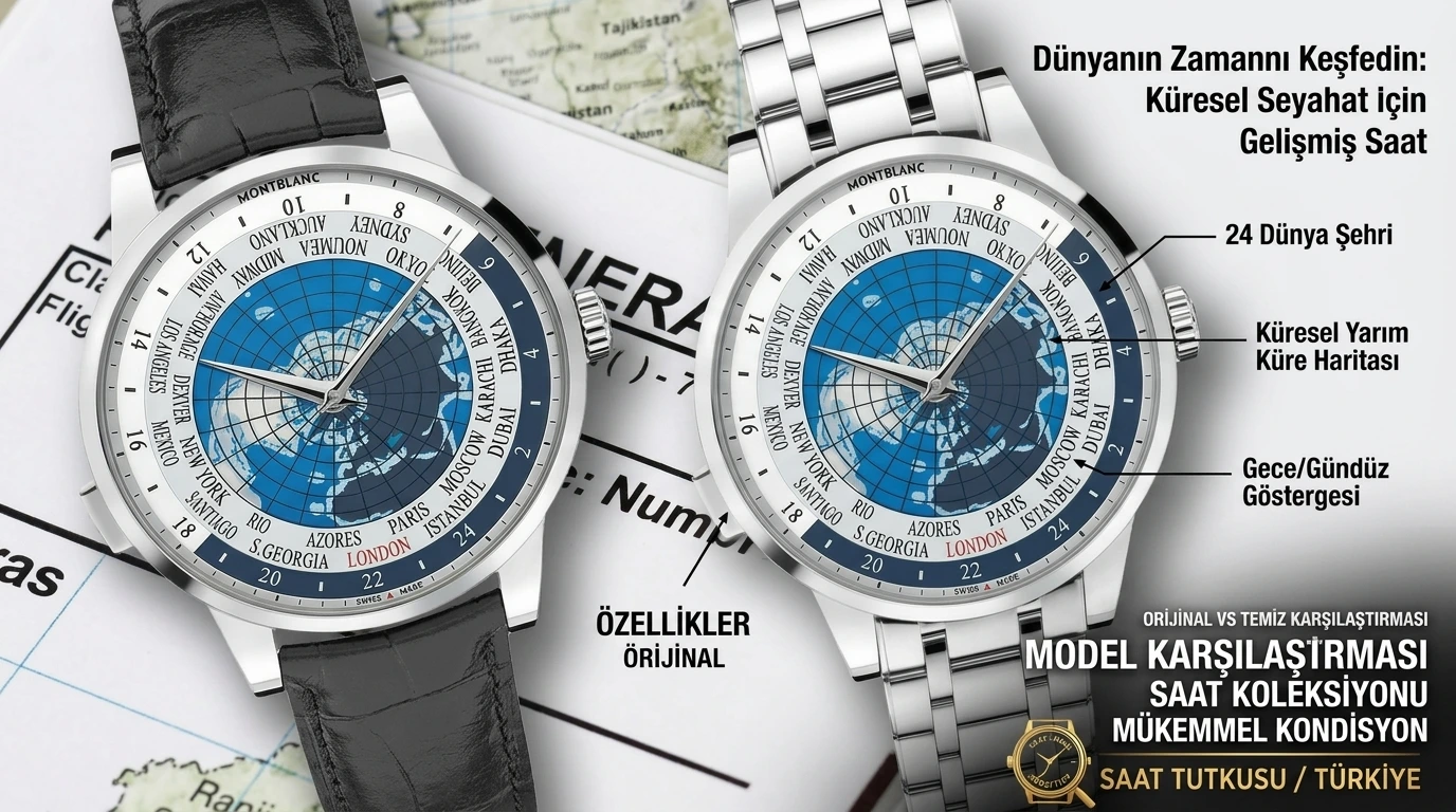 Montblanc World Time Saat
