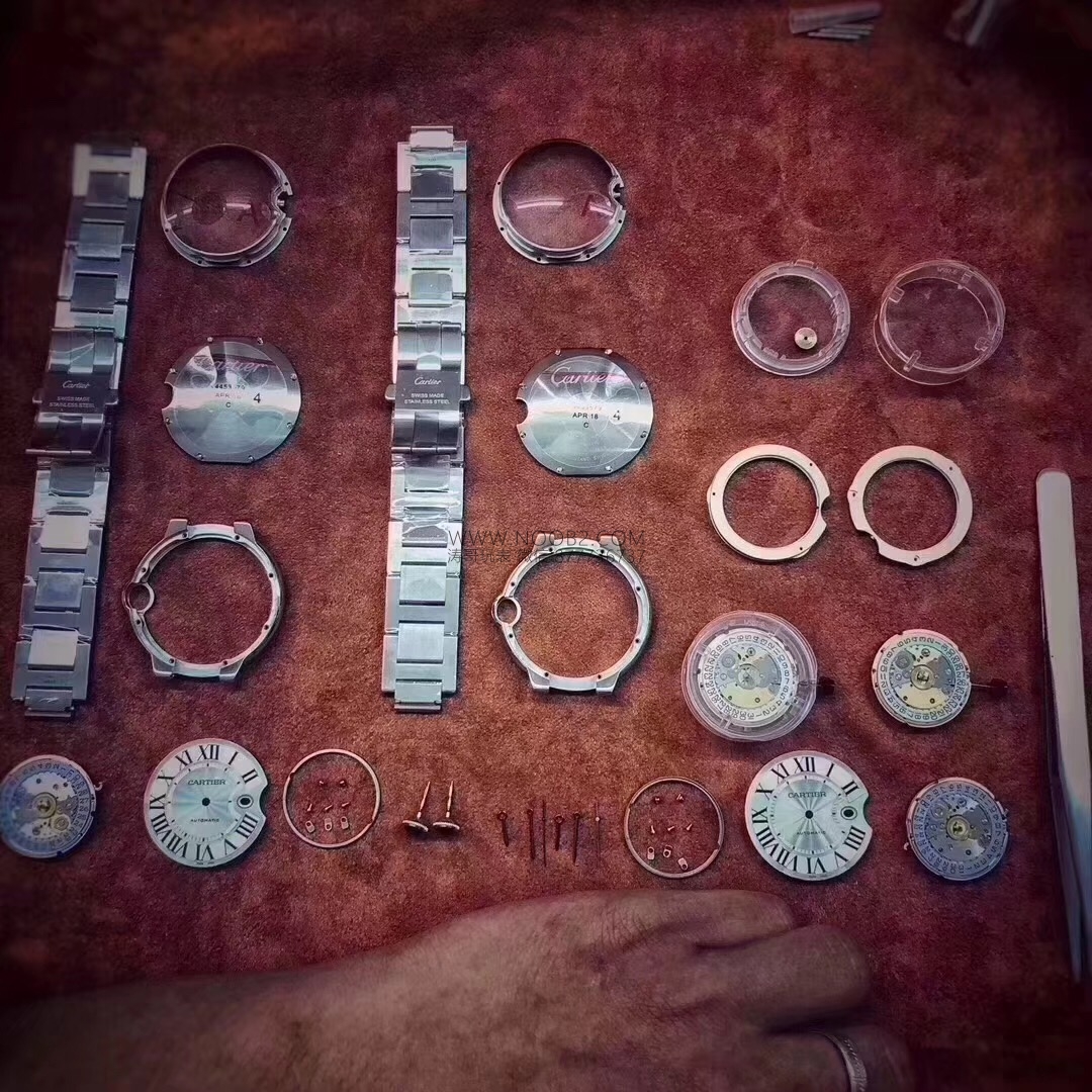 Muhteşem! V6 Factory Cartier Ballon Bleu'nün en yeni V5 versiyonu sökülüyor — 1. fotoğraf