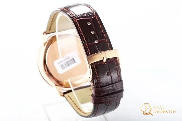 Omega De Ville Kahverengi Deri Kayış