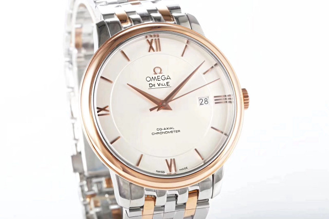 Omega De Ville Roze Altın Bezel