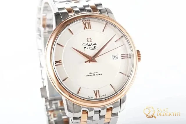 Omega De Ville Roze Altın Bezel