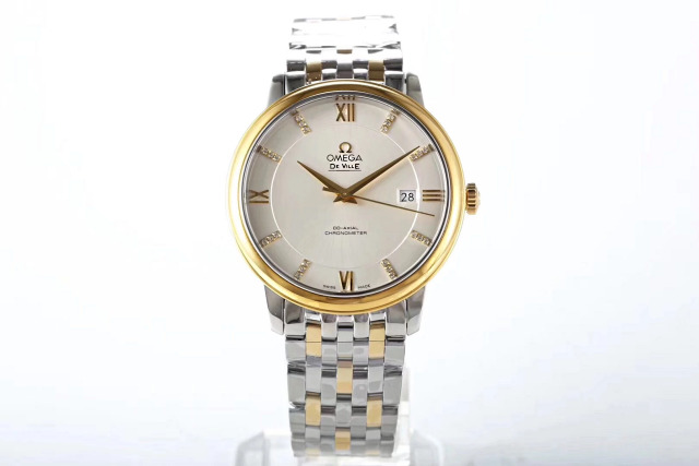 Omega De Ville İki Renk Sarı Altın