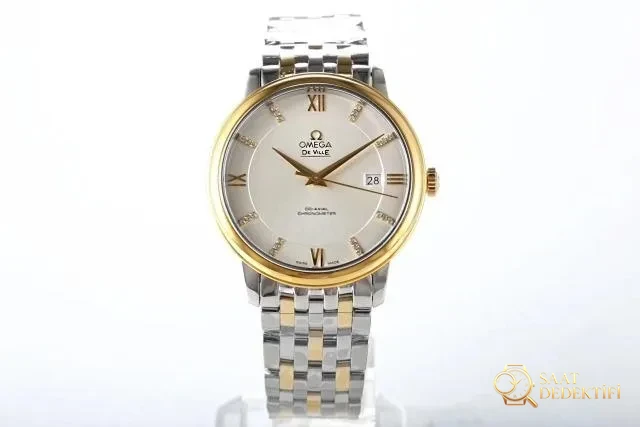 Omega De Ville İki Renk Sarı Altın