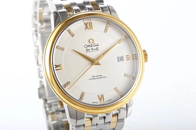 Omega De Ville Sarı Altın Pırlanta İşaretler