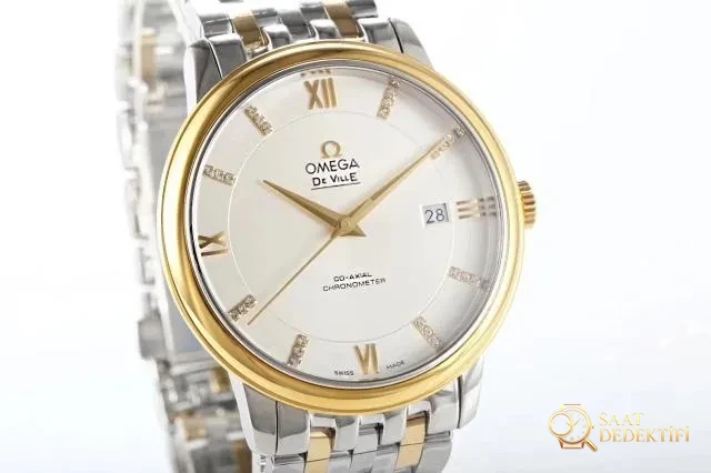 Omega De Ville Sarı Altın Pırlanta İşaretler