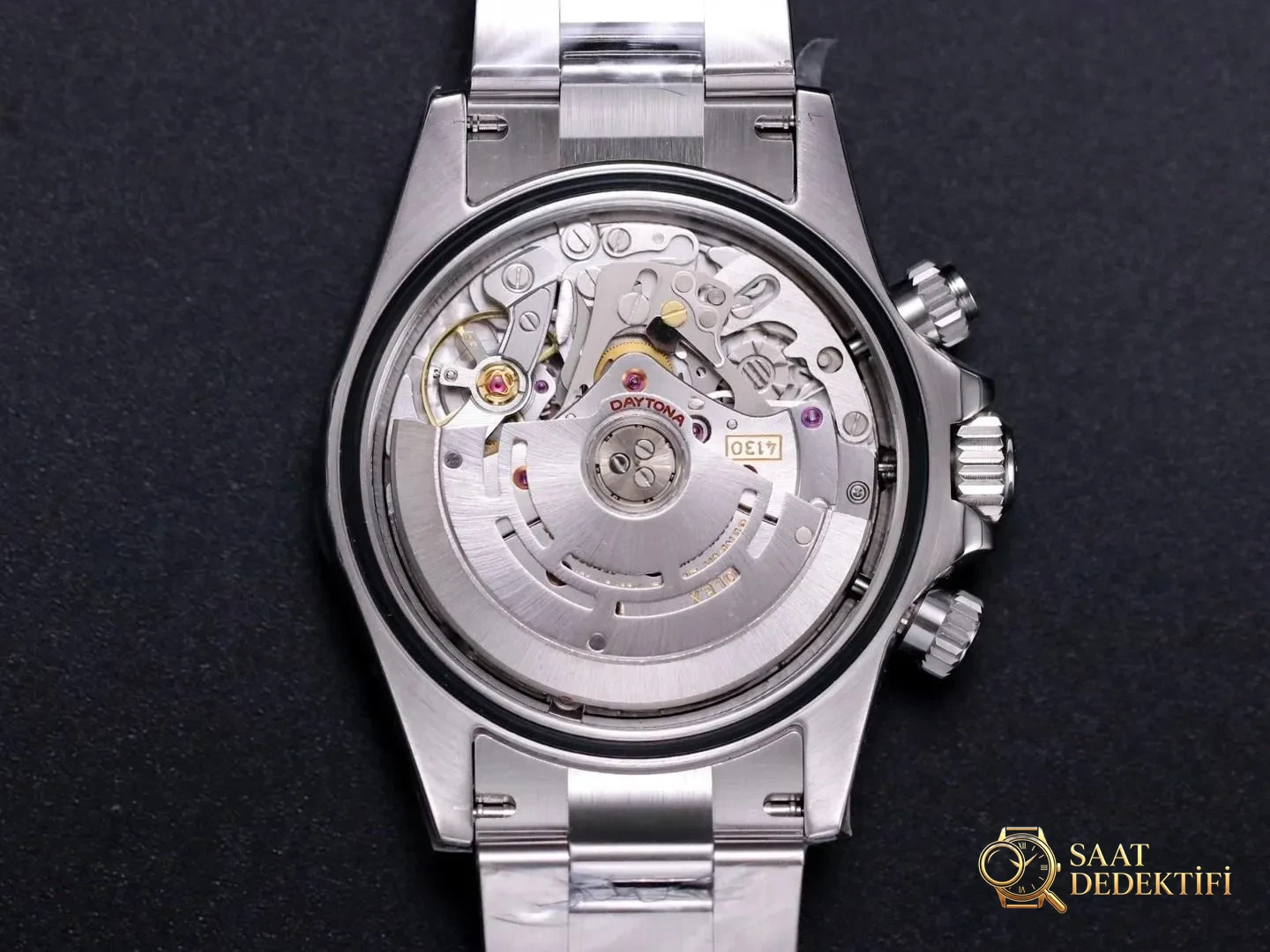 N Factory 4130 Daytona mekanizması ile 7750 mekanizmasını nasıl ayırt edersiniz? - Kadran Detayı ve Bezel İşçiliği