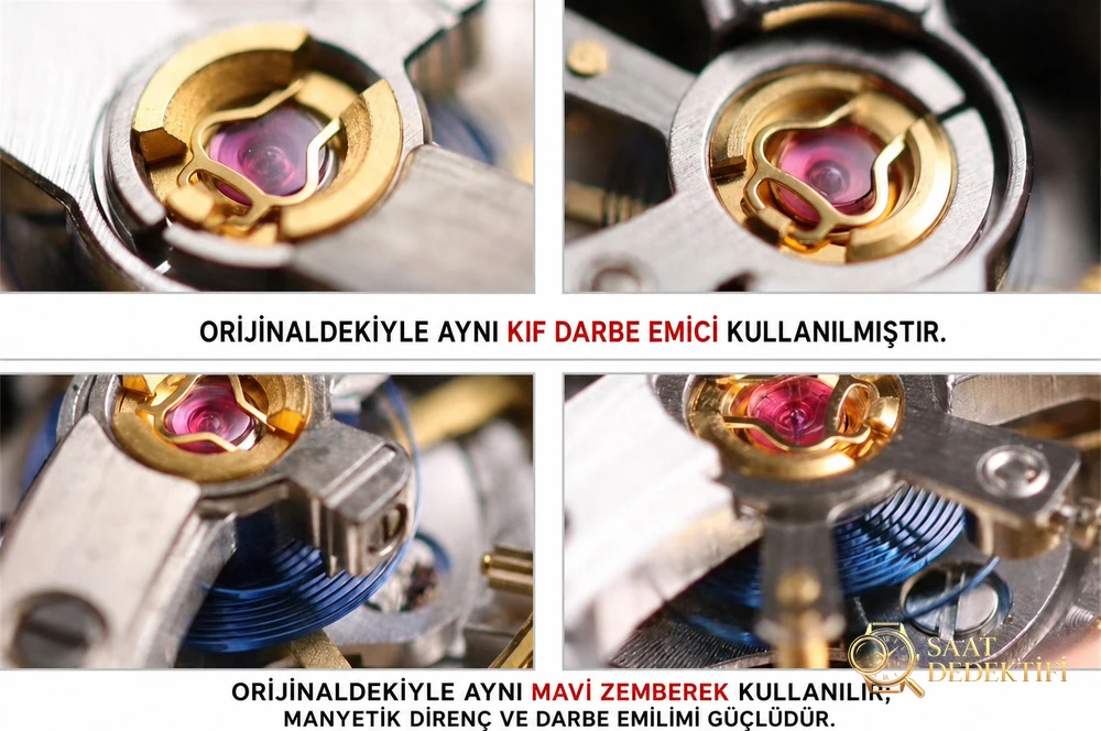 N Factory 4130 Daytona mekanizması ile 7750 mekanizmasını nasıl ayırt edersiniz? - Makro Kadran ve İndeks İşçiliği